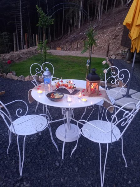 Hébergement AbracadaRoom : Chambre Roulotte et spa privatif  vue montagne - Image 13