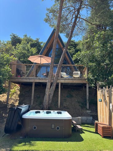 Hébergement AbracadaRoom : Chalet  VercoréA SPA Privatif, Domaine CollinéA en Drôme Des Collines - Image 37