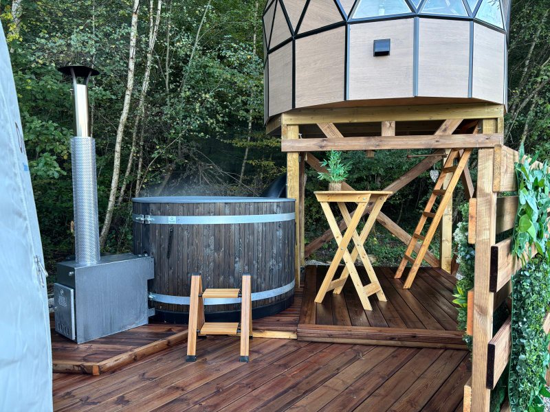 Hébergement AbracadaRoom : Dôme Lunaire D'Olia et son bain nordique - Image 2