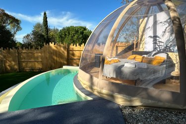 "F"anny - Wigwam, piscine & spa à Malves En Minervois (1)