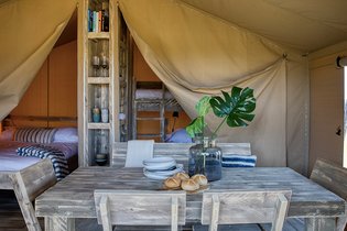 Tente et tente lodge Manche