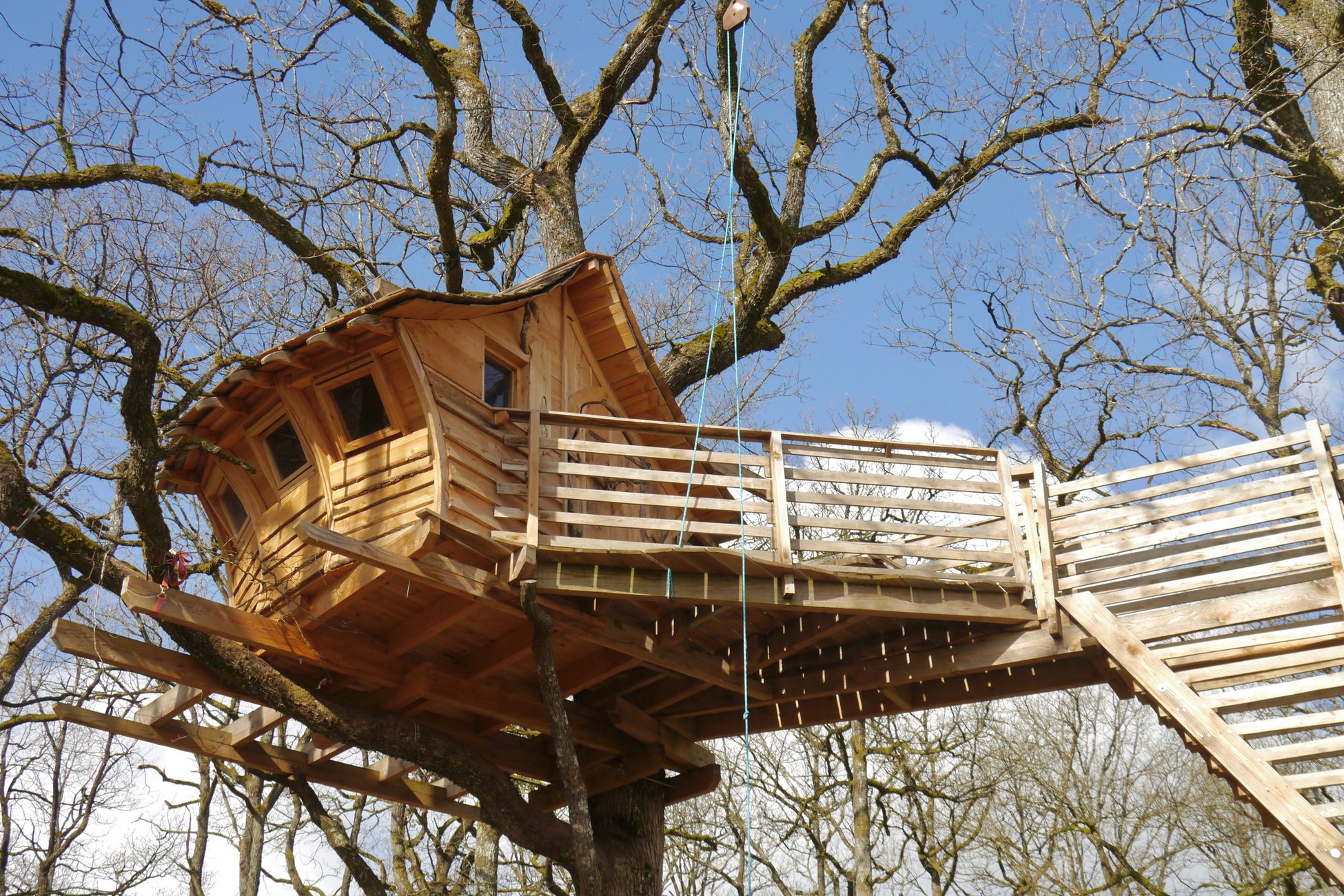 Cabane dans les arbres uthando