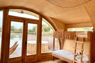 Cabane Spa les Flots 4 pers à Bâgé-Dommartin (4)