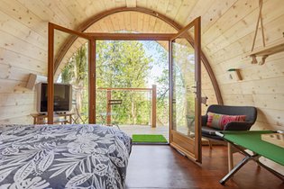 Cabane dans les arbres Isère