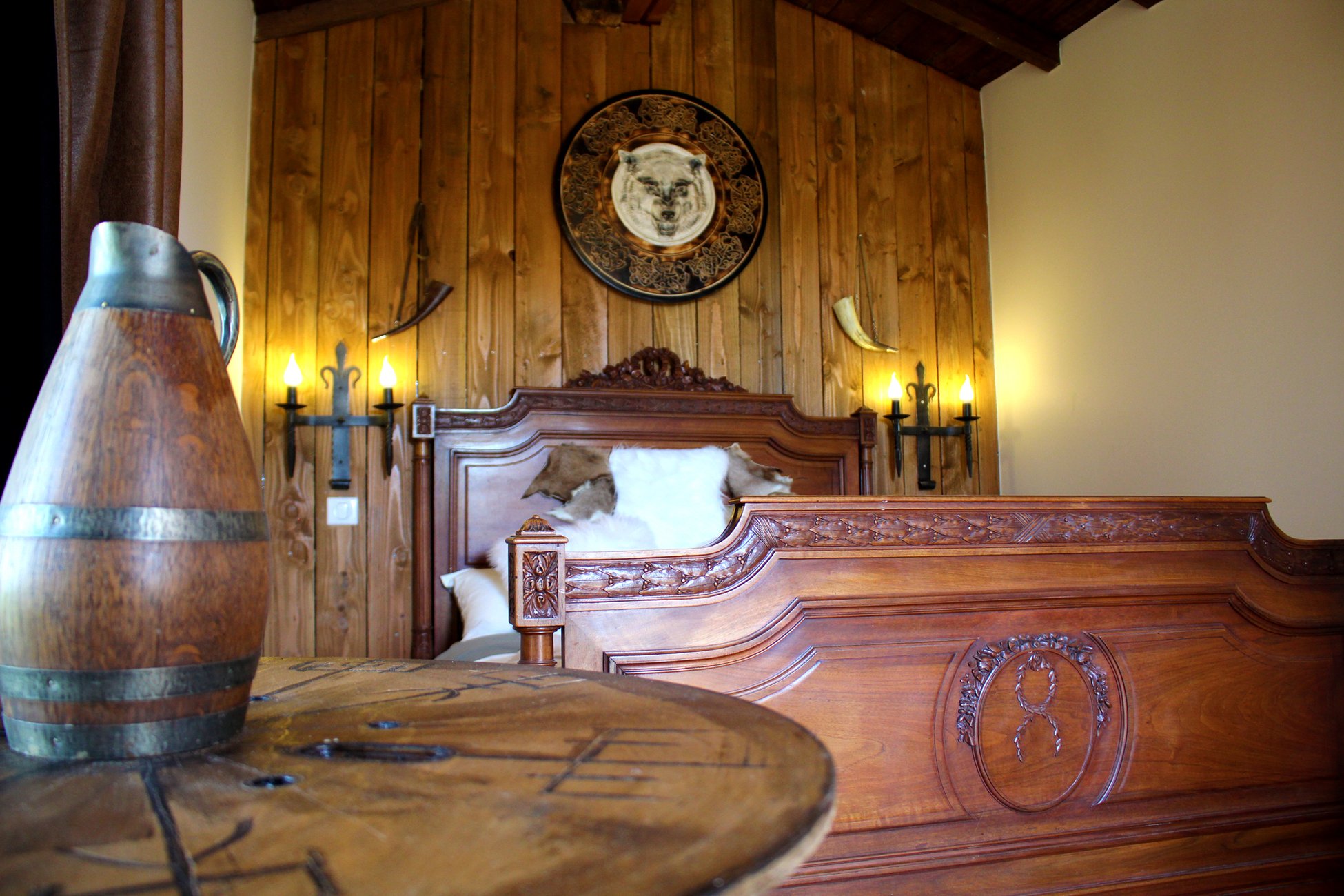 Hébergement UnicStay : Chambre Viking dans le Beaujolais à Lantignié