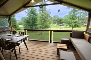 Tente et tente lodge Gers