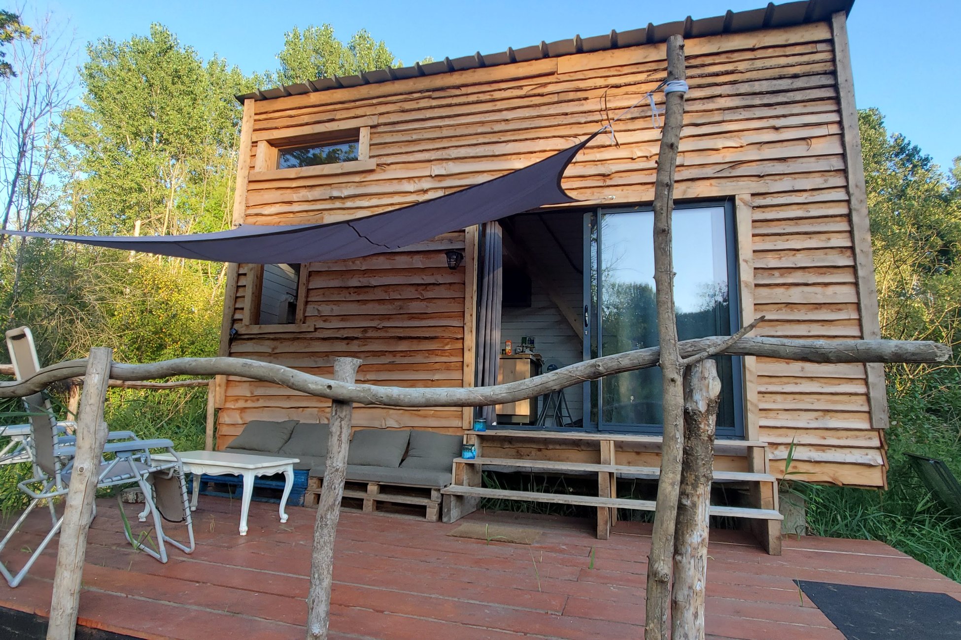 Hébergement UnicStay : Proche provins tiny house au bord de l’eau · forêt à Soisy Bouy