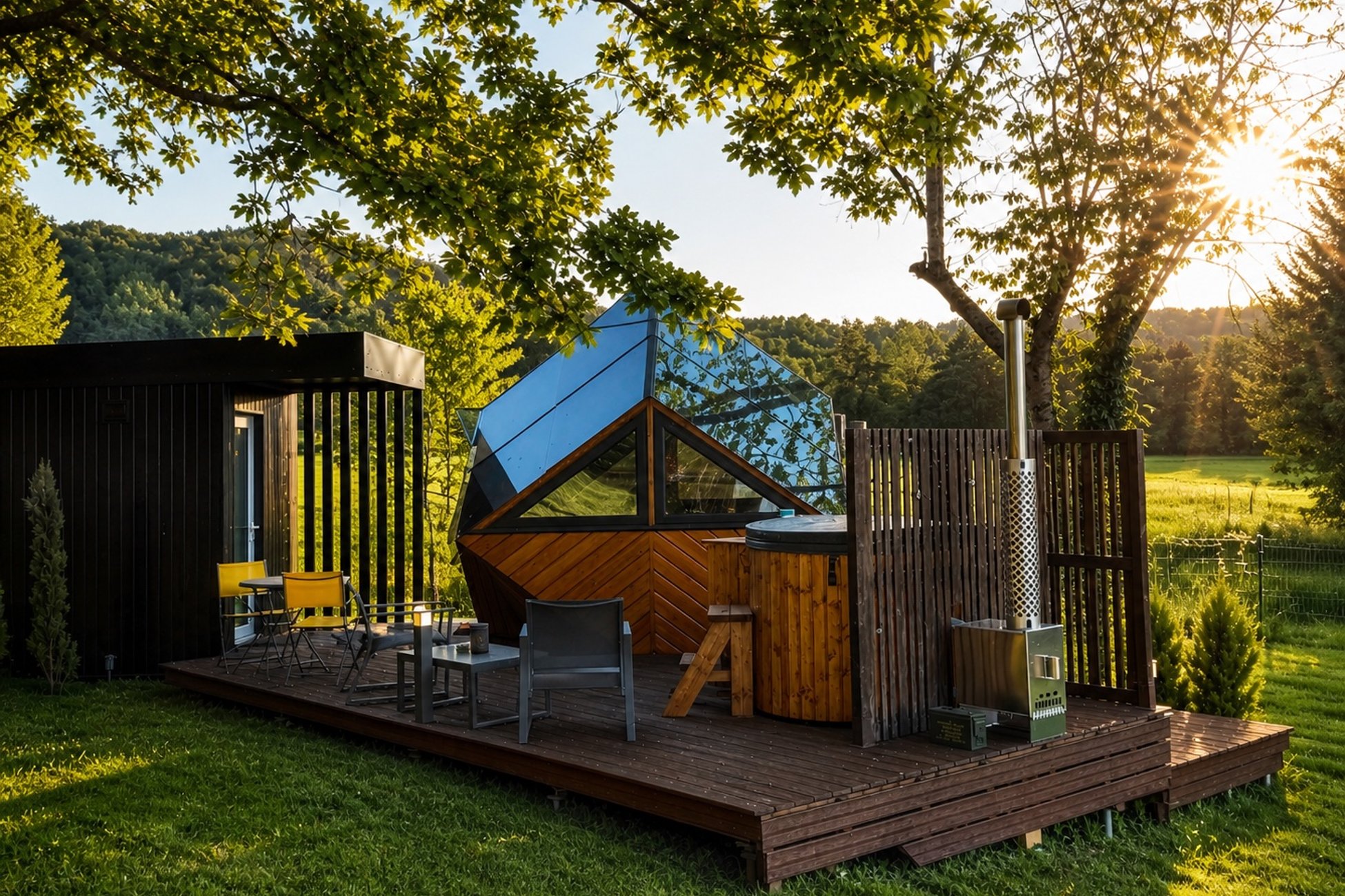 Hébergement UnicStay : Zome Le Cerisier & Bain nordique à Villenauxe-La-Grande