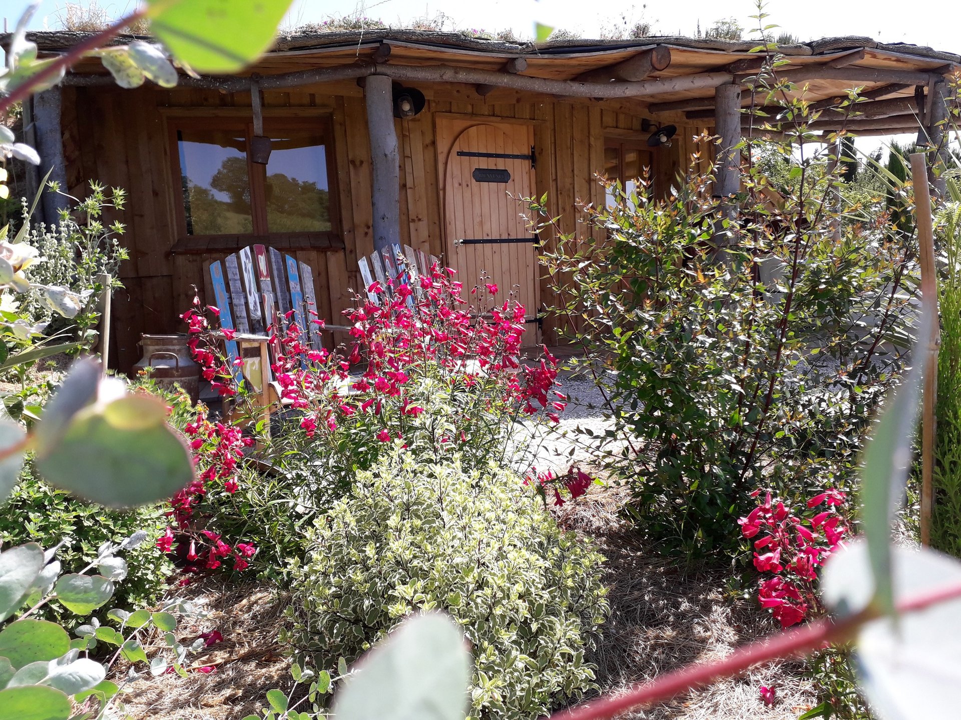 Maison  du Hobbit avec spa privatif