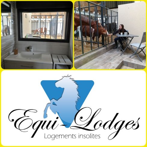 Hébergement AbracadaRoom : Lodge 2 - 4 pers. terrasse avec  des chevaux à votre chevet - Image 8