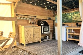 Tente et tente lodge Corrèze