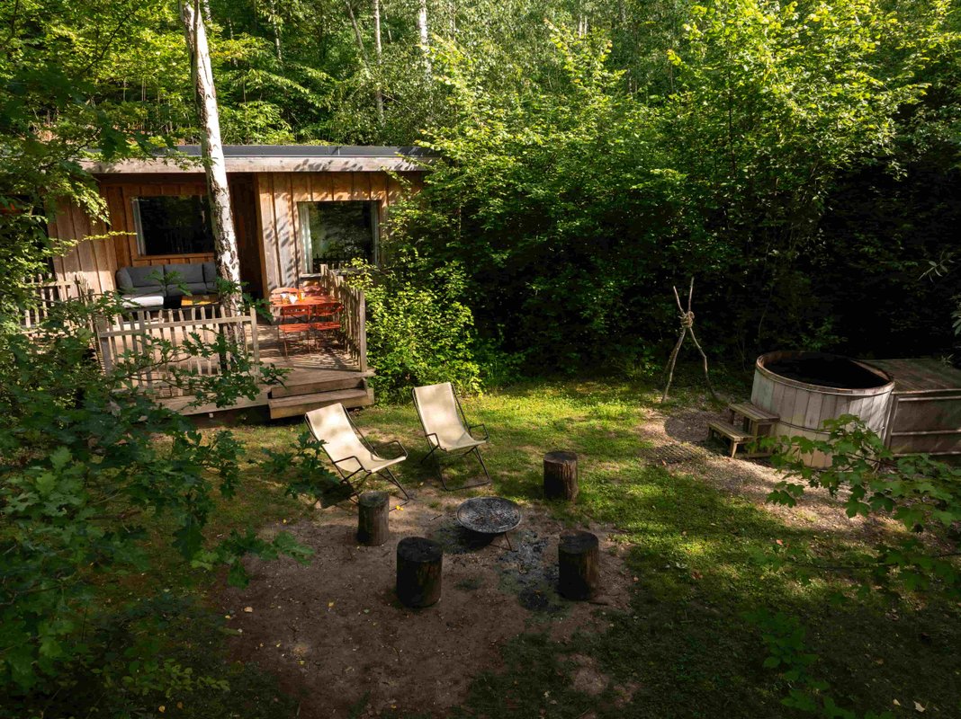 Cabanes Familles Spa au Bord de l'Eau à St-Léger-Aux-Bois (3)