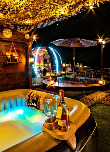 Bulle Texas – Luxe  & SPA – Vue Lac Aiguebelette à Novalaise