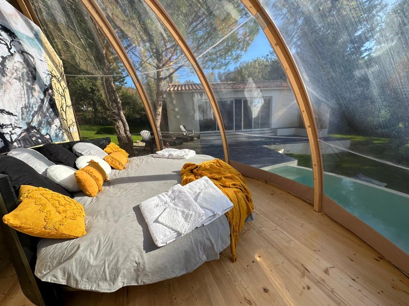 Hébergement AbracadaRoom : "F"anny - Wigwam, piscine & spa - Image 34