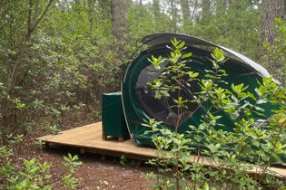 Tente et tente lodge Landes