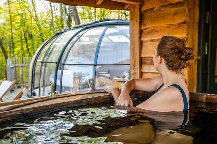 Hébergement AbracadaRoom : Grand dôme perché Spa - Geai des chênes - Image 12