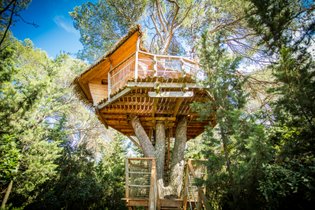 Cabane dans les arbres Hérault