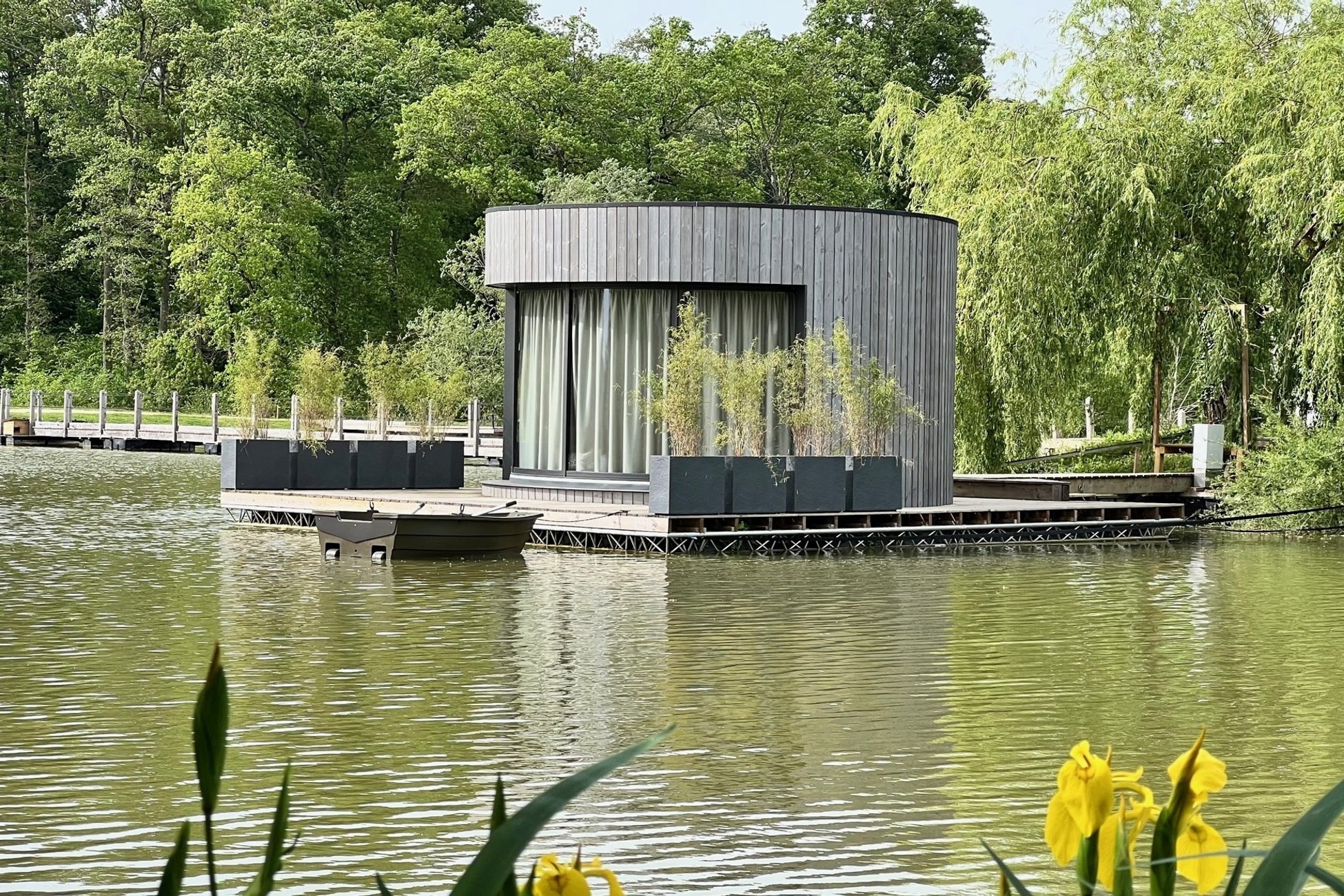 Hébergement UnicStay : Lumipod Flottant 2 pers. à Bâgé-Dommartin