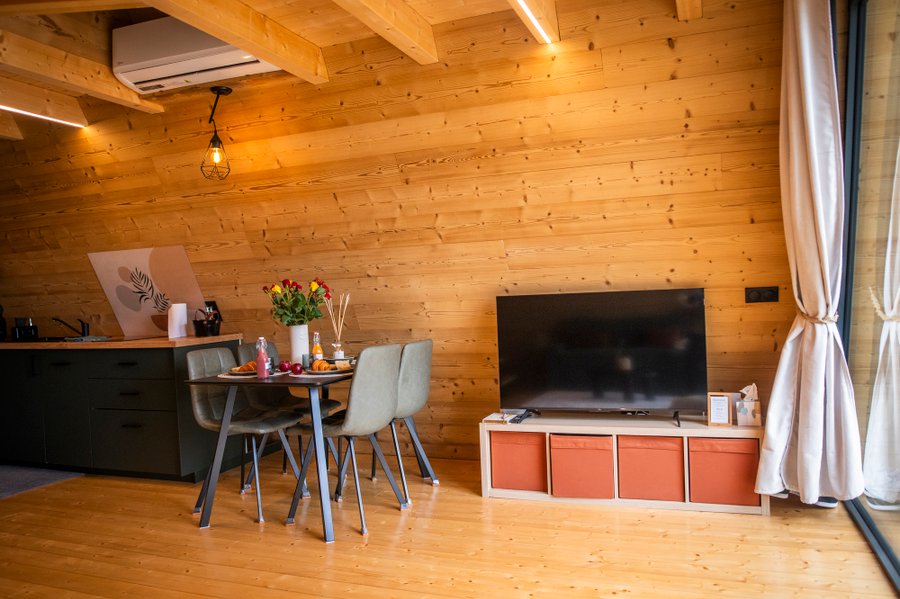 Hébergement AbracadaRoom : Chalet  VercoréA SPA Privatif, Domaine CollinéA en Drôme Des Collines - Image 14