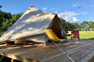 Tente et tente lodge Charente