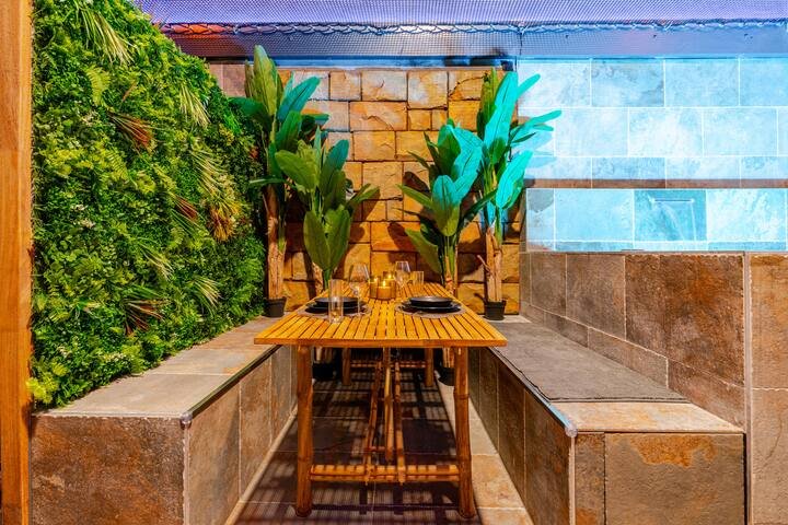 Hébergement AbracadaRoom : GAÏA • Filet suspendu, spa et suite privative - Image 16