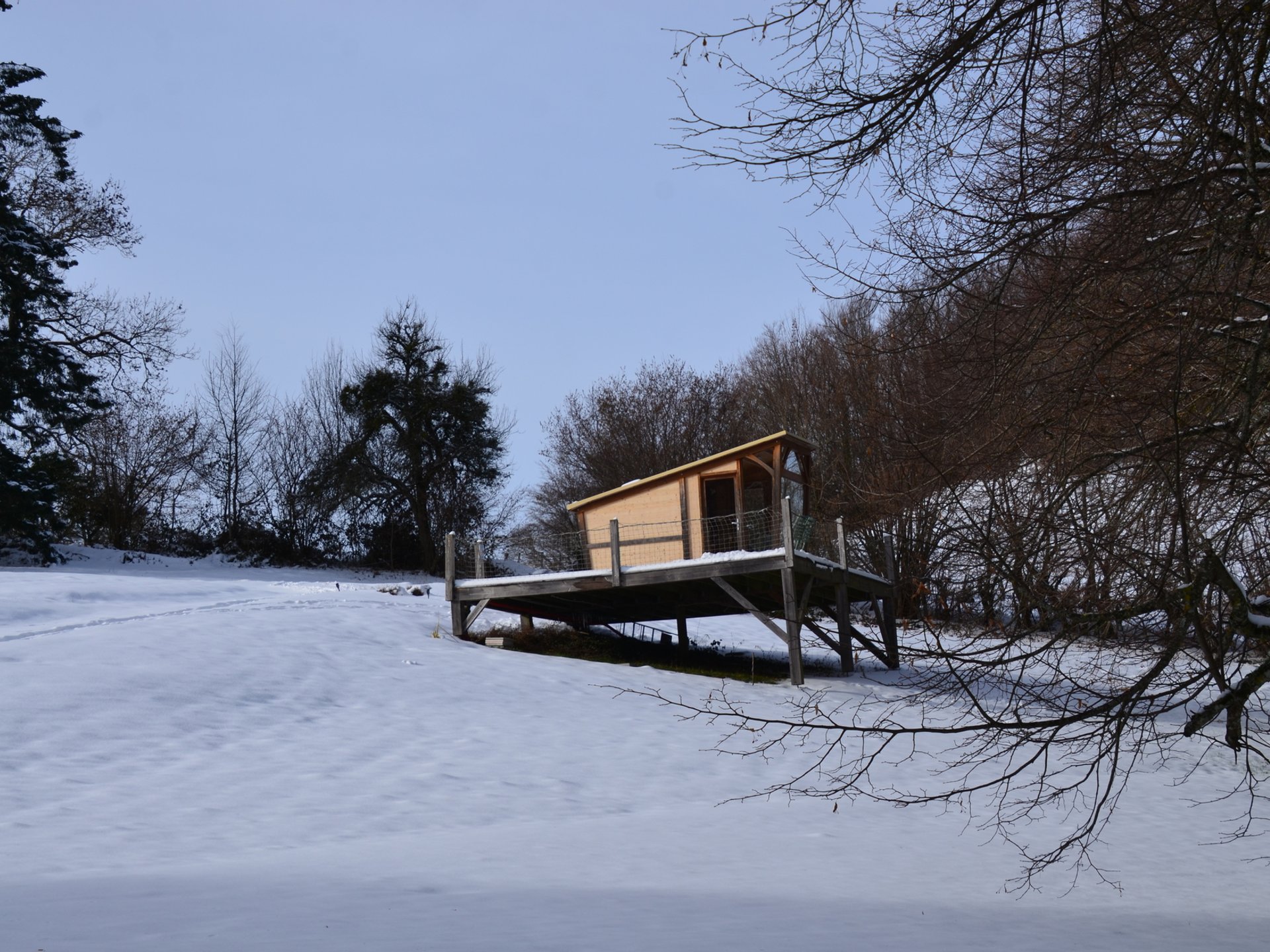 Cabane étoilée et son Spa
