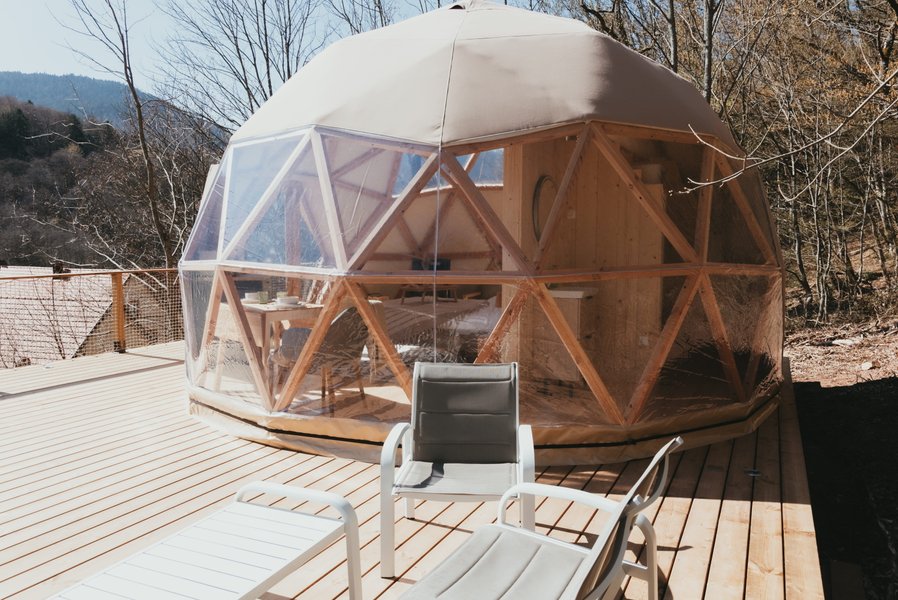 Hébergement AbracadaRoom : Dôme géodésique dans les arbres - Image 4