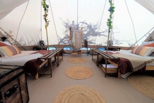 Tente et tente lodge Drôme