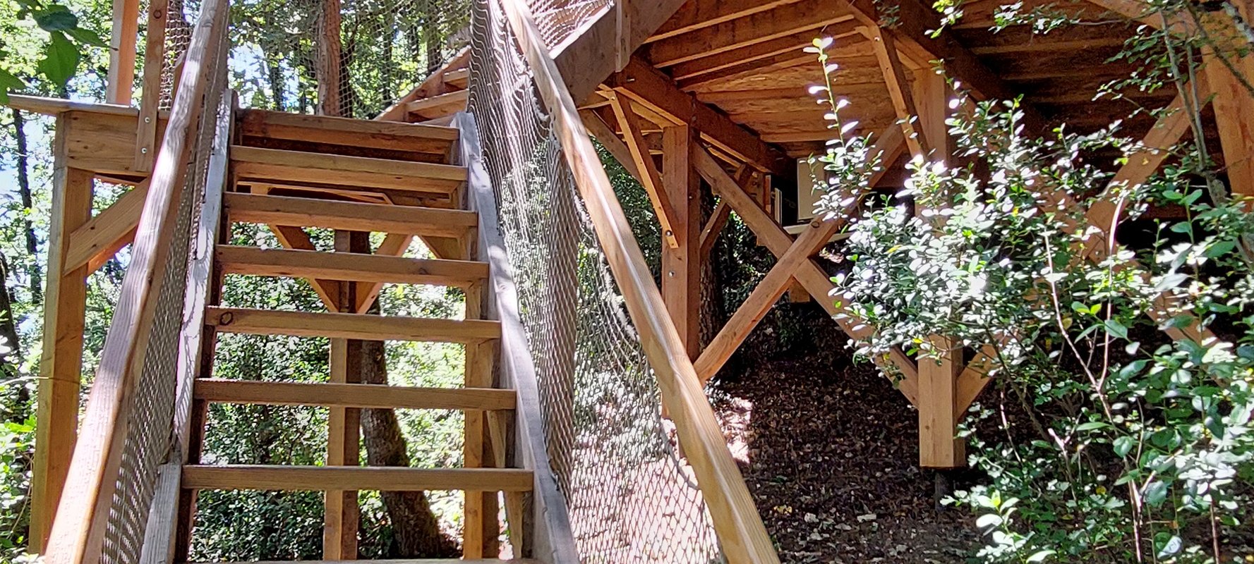 Cabane perchée GAIA & Spa à Sarrant (31)