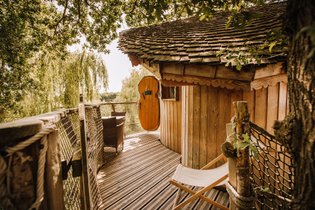 Cabane sur pilotis Mayenne
