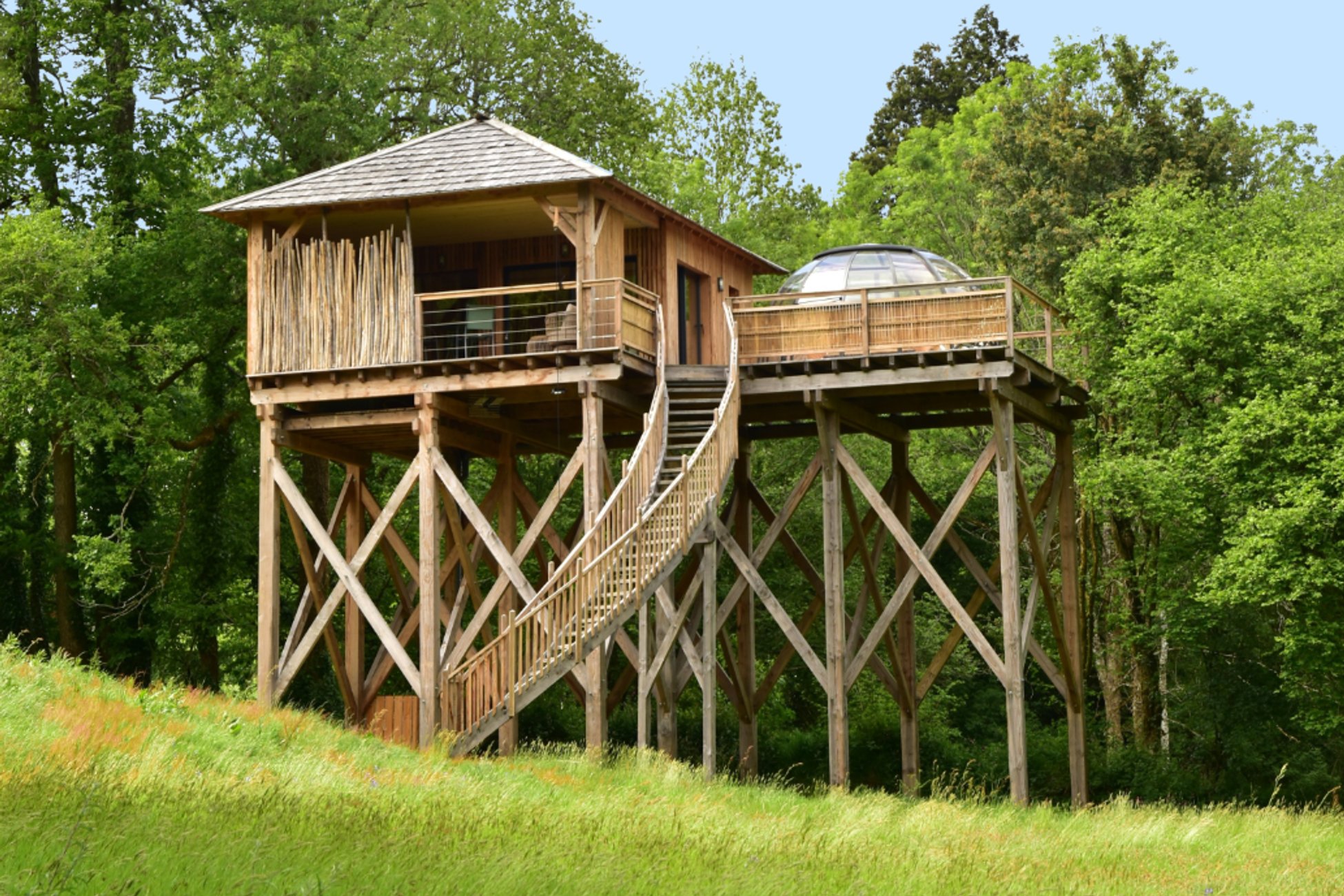 Hébergement UnicStay : Le Scandilodge Dôme & Spa 3 à Quistinic