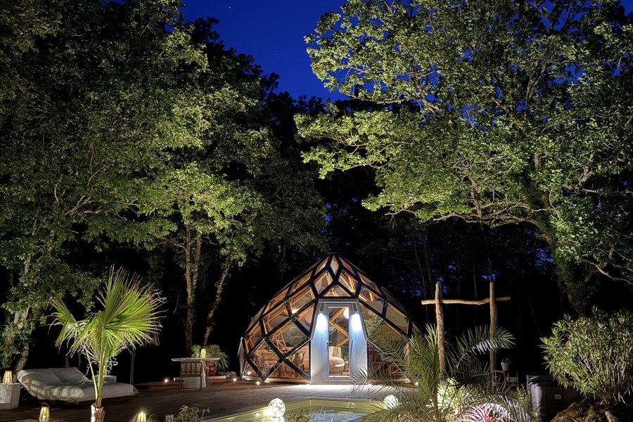 Le Zôme de Janès Piscine & Spa privatif en forêt — photo 2