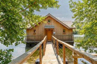 Cabane sur l'eau avec bain nordique à Beauchamps (2)