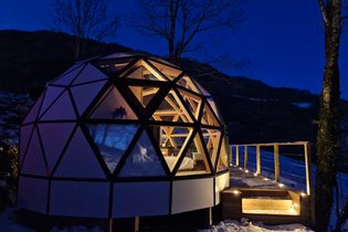 Bulle de neige et nature & spa