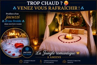 Jungle romantique Spa & Cinéma sous les arbres