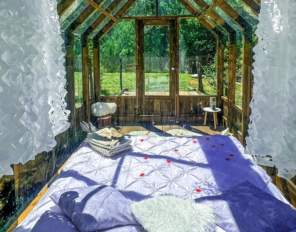 Chalet en verre sous une pluie d’étoiles à Lantosque (5)
