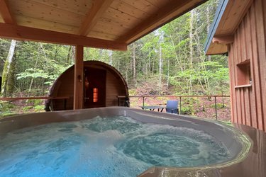 Cabane La Seignette & Spa & Sauna à Petite Chaux (2)