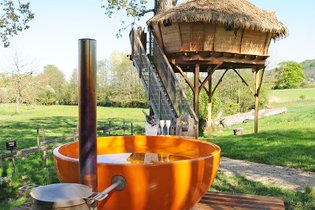 Cabane dans les arbres Isère