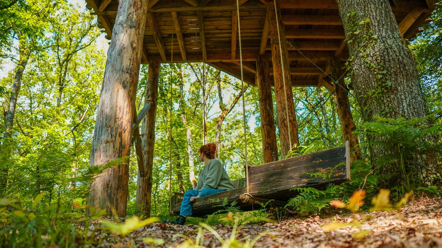 Cabane avec spa "Cocoon" à Lamothe-Fénelon (15)