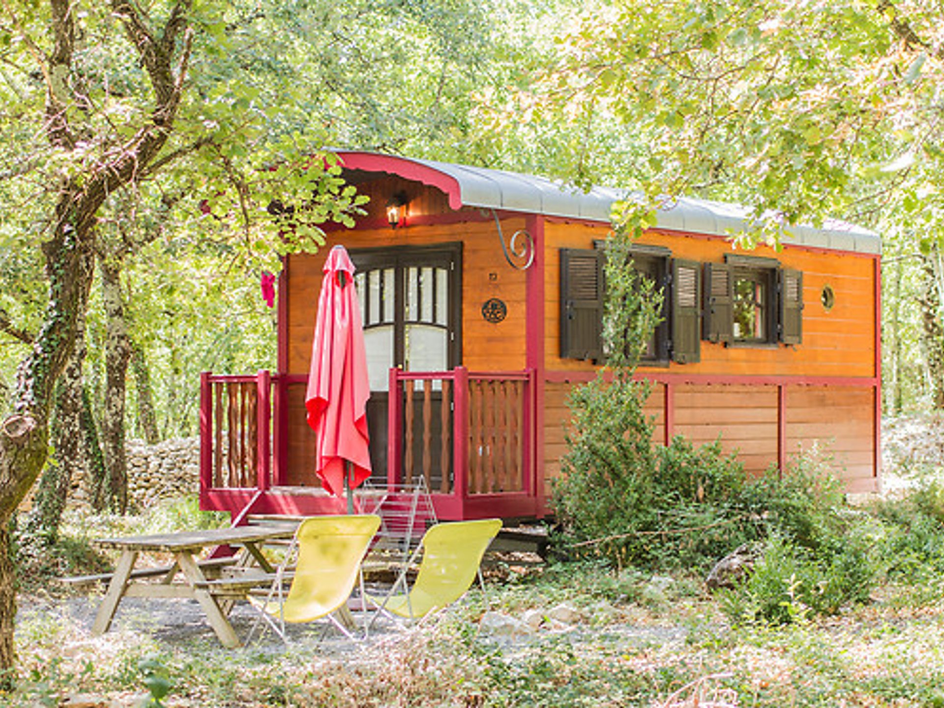 Roulotte Gîte Deluxe & Spa en option