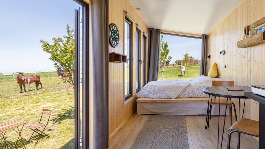 Domaine AbracadaRoom : Tiny Houses au milieu des chevaux | Proche Étretat - Image 4