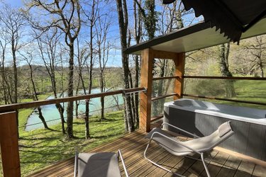 Les Cabanes du Lac - Cabane du Frêne & SPA à Sévignacq (2)