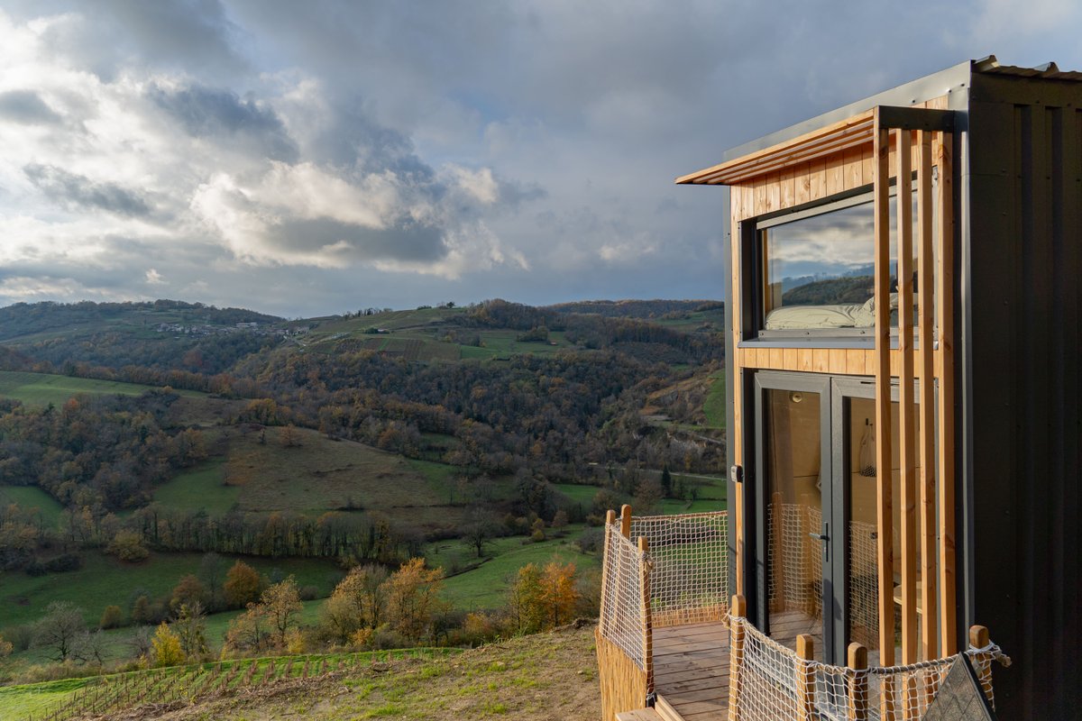 Belvédère du Haut Bugey - Refuge dans les cépages à Boyeux-Saint-Jérôme (40)