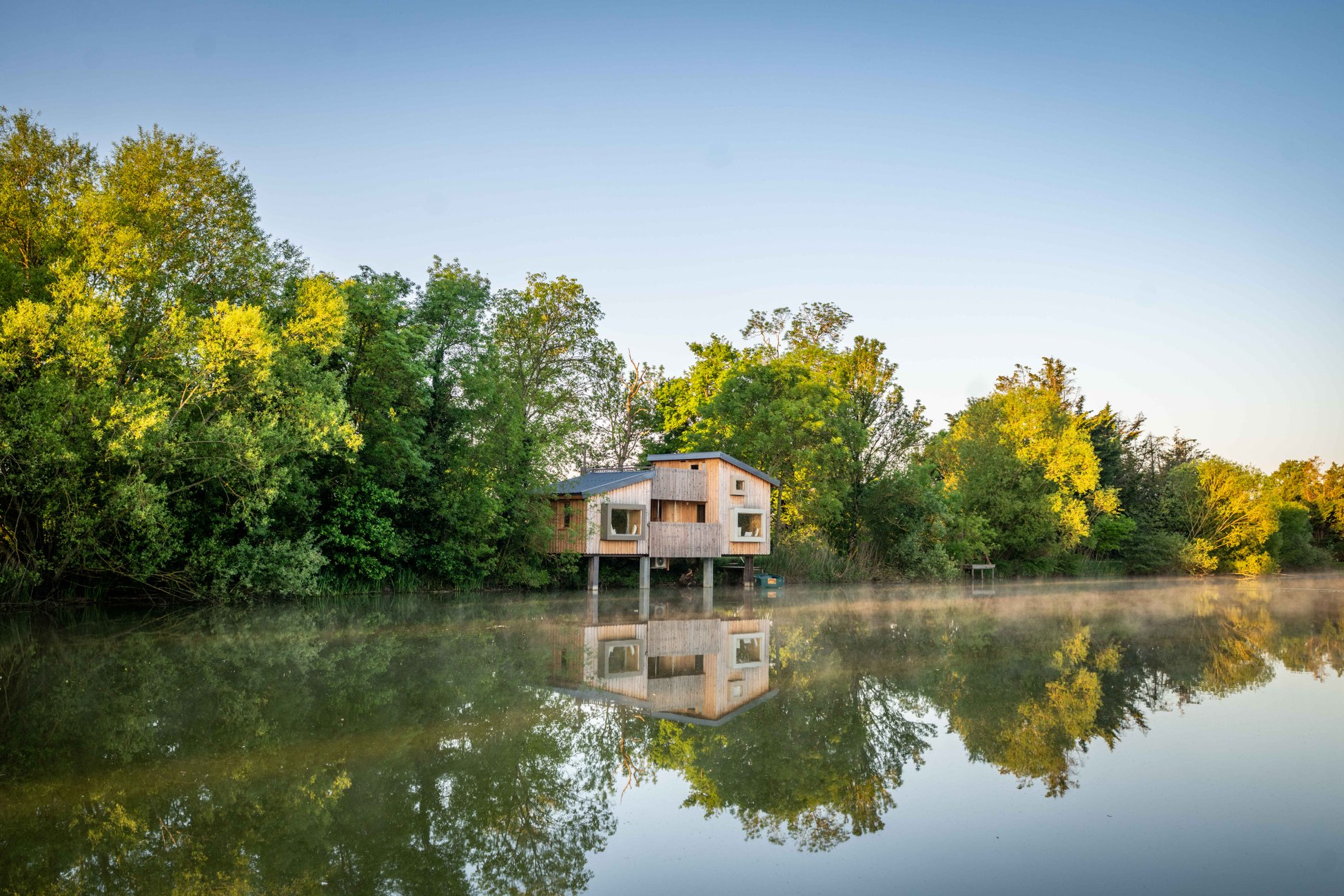 Hébergement UnicStay : Cabane Spa  Horizon  5 pers à Bâgé-Dommartin