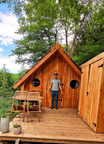 Hébergement AbracadaRoom : Cabane châtaigne Coutinelle perchée sur terrasse Cévenole - Image 11
