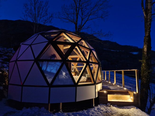 Hébergement AbracadaRoom : Bulle de neige et nature & spa - Image 1