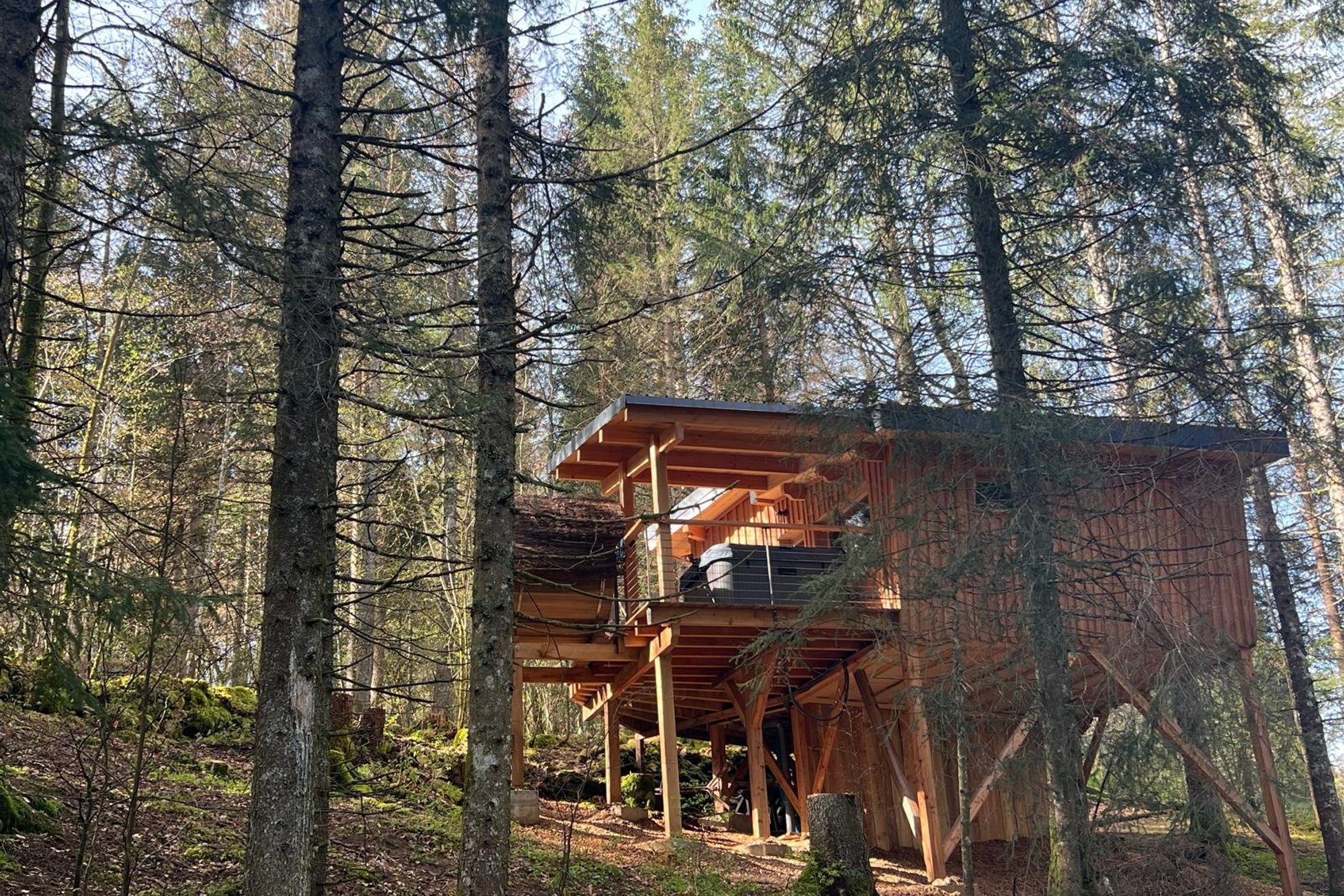 Hébergement UnicStay : Cabane La Seignette & Spa & Sauna à Petite Chaux