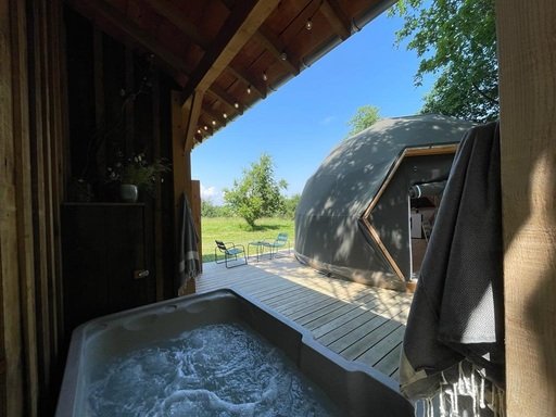 Hébergement AbracadaRoom : Lichen dôme géodésique & Spa - Image 9