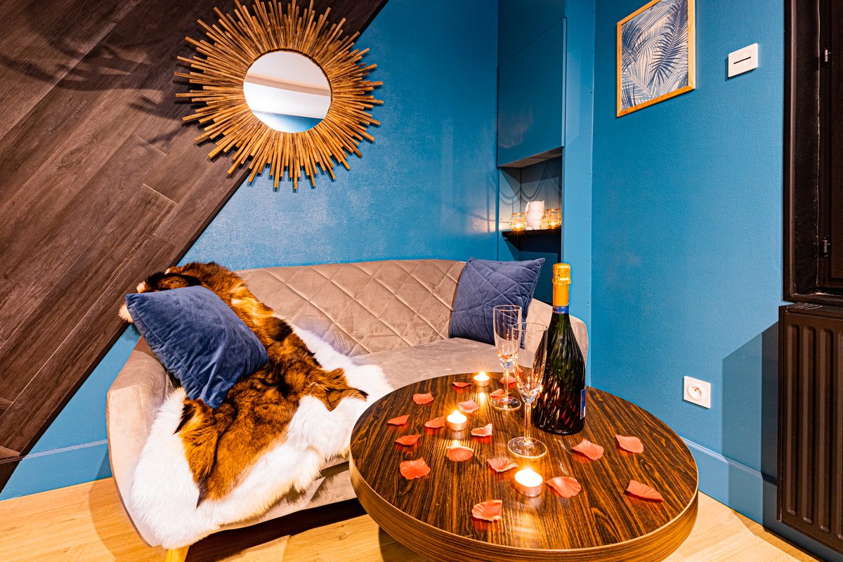 Glam Appart Spa Cosy Champagne & Parking à Dijon (15)
