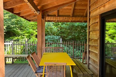 Cabane Spa Le Refuge à St-Léger-Aux-Bois (2)